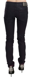 Just Cavalli Schicke, schwarze Skinny-Jeans mit niedriger Taille