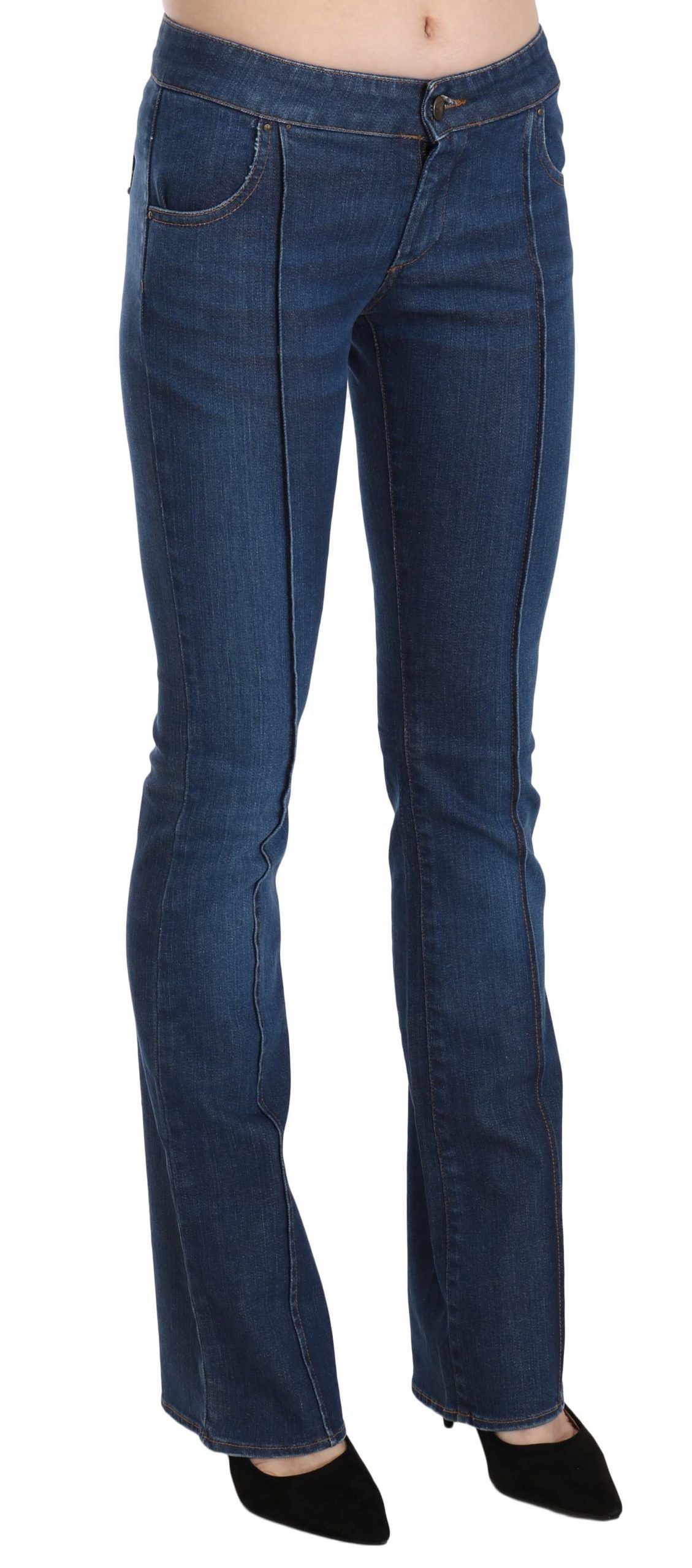 Just Cavalli – Schicke, blau verwaschene Bootcut-Jeans