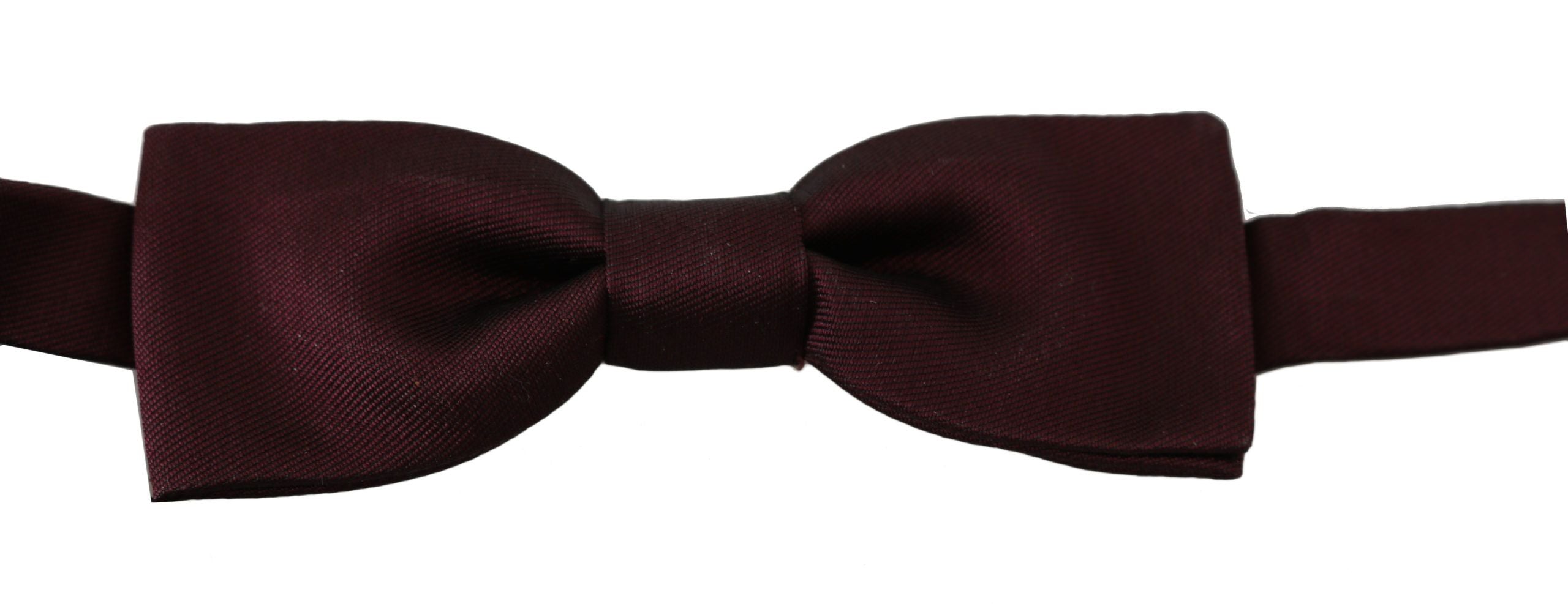 Dolce & Gabbana Elegant Violet Silk Bow Tie