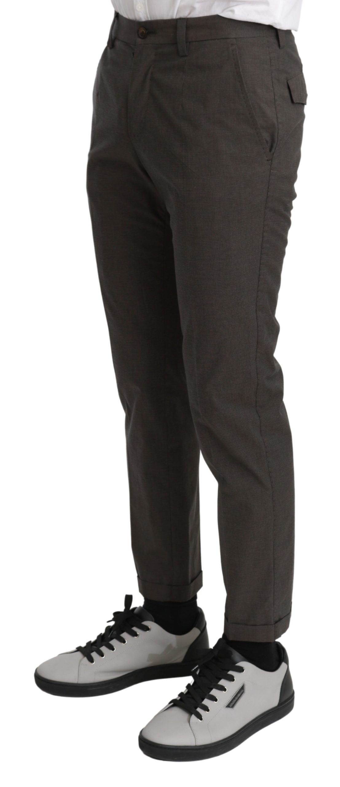 Pantalon décontracté marron élégant Dolce & Gabbana