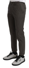 Pantalon décontracté marron élégant Dolce &amp; Gabbana