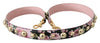 Bandoulière élégante en cuir à motif floral Dolce &amp; Gabbana