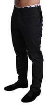 Dolce & Gabbana Elegant Black Stretch Cotton Trousers