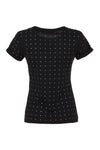 Imperfect "Black Cotton Women T-Shirt"