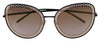 Dolce & Gabbana Chic Black Gold Gradient Sunglasses