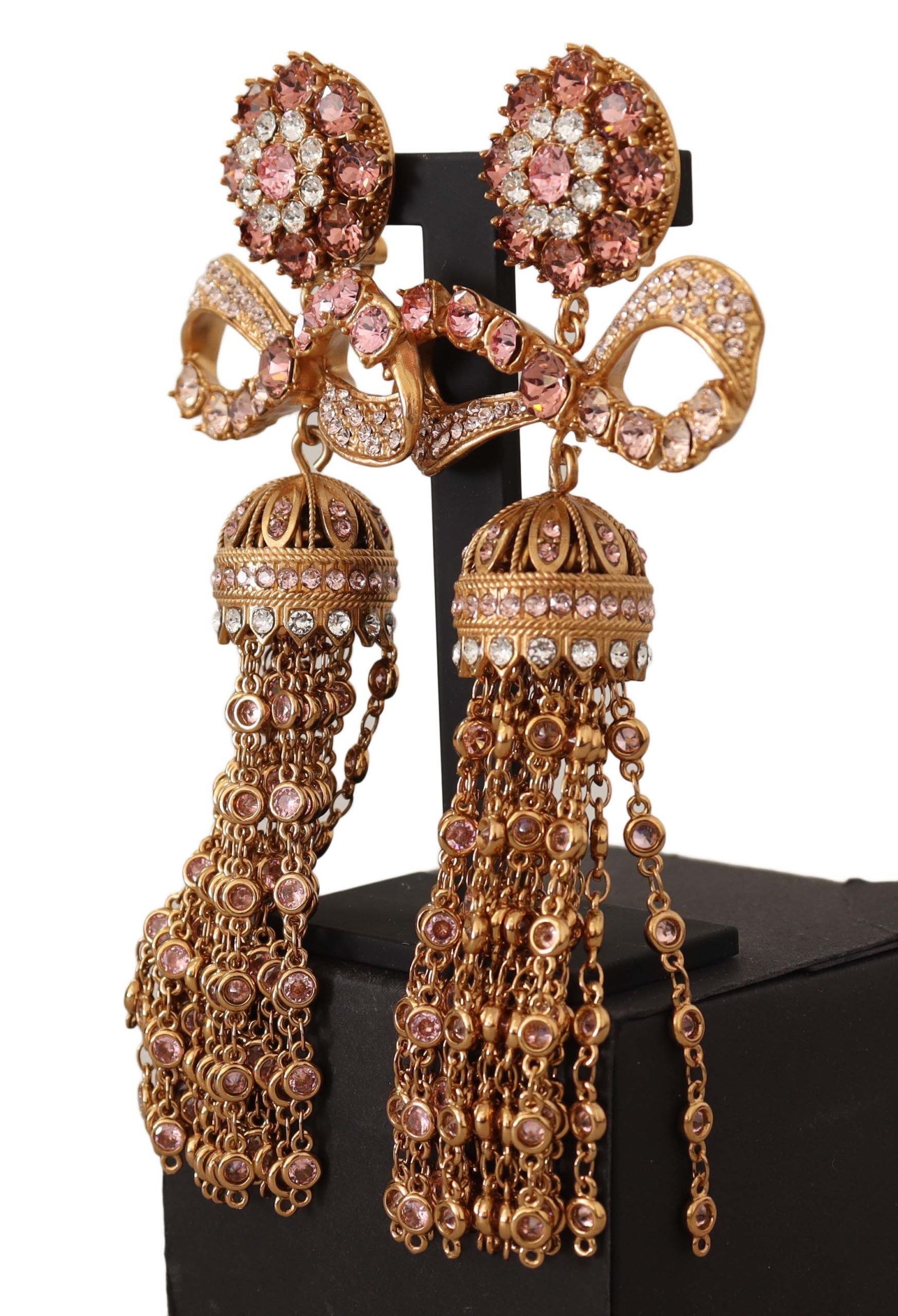 Boucles d'oreilles élégantes en or vieilli Dolce & Gabbana