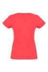 Imperfect Chic Pink Cotton Logo Tee for Women