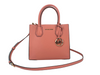 Sac à main bandoulière Michael Kors Mercer Medium Sherbet en cuir galet