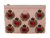 Dolce &amp; Gabbana Elegante Clutch mit Herz in Rosa