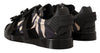 Dolce & Gabbana Zebra Suede Low Top Fashion Sneakers