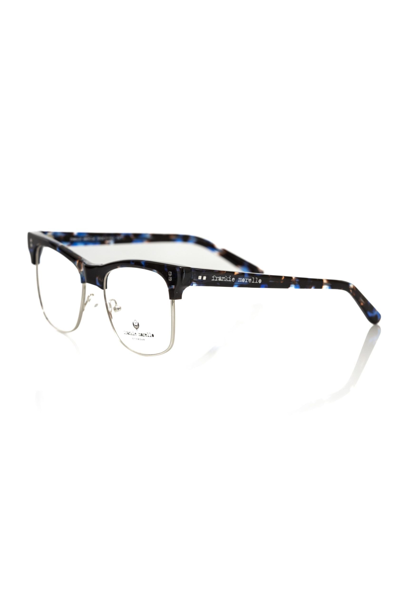 Frankie Morello Blauer Acetat-Unisex-Rahmen