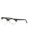 Frankie Morello – Schwarzes Unisex-Brillengestell aus Acetat