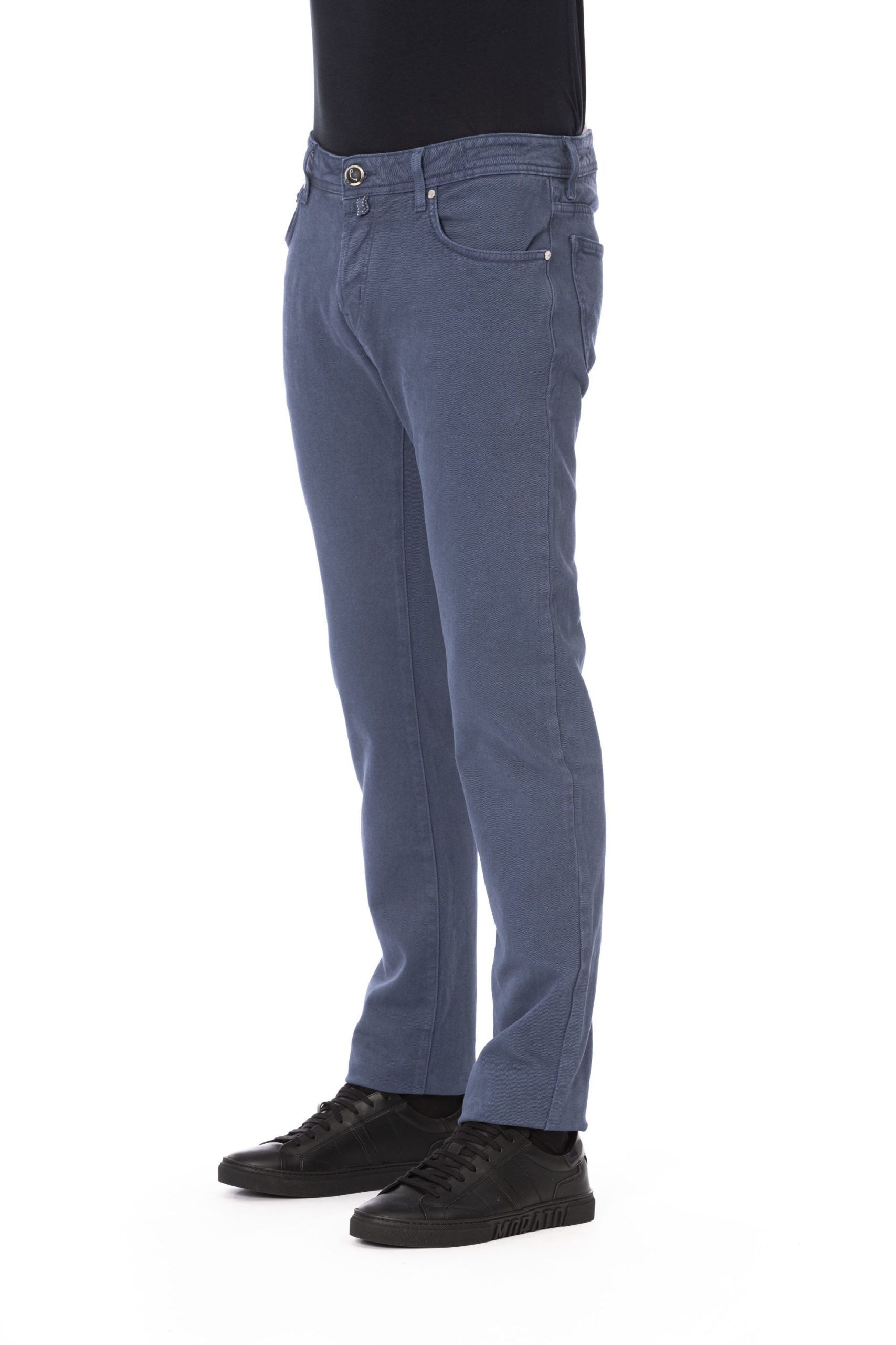 Jacob Cohen Blue Cotton Men Jeans