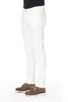 Jacob Cohen White Cotton Men Jeans