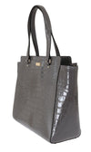 Sac à main en cuir gris Kate Spade Chic Elissa