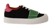 GCDS Stylish Multicolor Low Top Lace-Up Sneakers