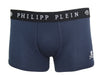 Philipp Plein - Blaue Baumwoll-Boxershorts für Herren