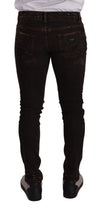 Dolce & Gabbana Slim Fit Distressed Skinny Denim Jeans