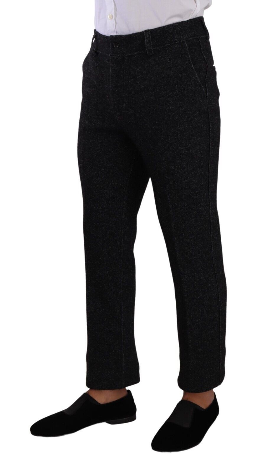 Pantalon habillé élégant en laine mélangée Dolce & Gabbana