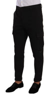 Pantalon cargo skinny élégant Dolce &amp; Gabbana en noir intemporel