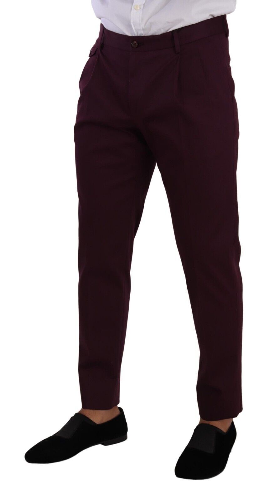 Pantalon chino violet élégant Dolce & Gabbana pour l'homme moderne