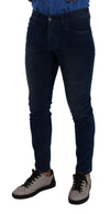 Dolce & Gabbana Sleek Dark Blue Slim Fit Jeans