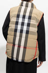 Burberry Elegant Beige Lightweight Quilted Vest