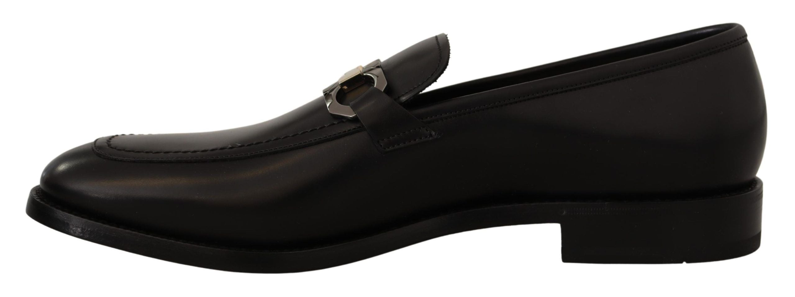 Salvatore Ferragamo Mocassins Gancio Bit en cuir noir Suave