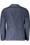 Gant Blue Cotton Men Jacket