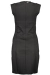 Guess Jeans Black Viscose Women Dress