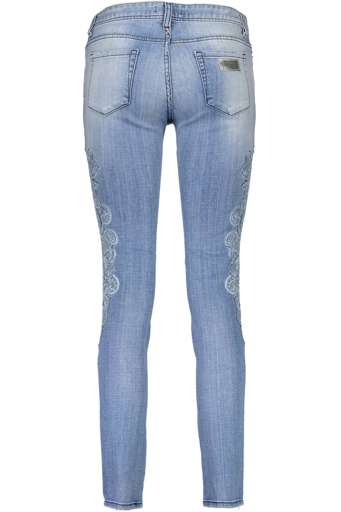 Just Cavalli Hellblaue Jeans aus Baumwolle für Damen