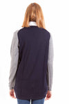 Cardigan en laine grise pour femme de Gant