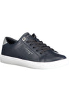 Baskets en cuir bleu Tommy Hilfiger pour femme