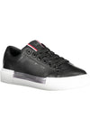 Baskets en cuir noir Tommy Hilfiger pour femme