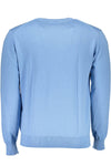 La Martina Light Blue Cotton Men Sweater