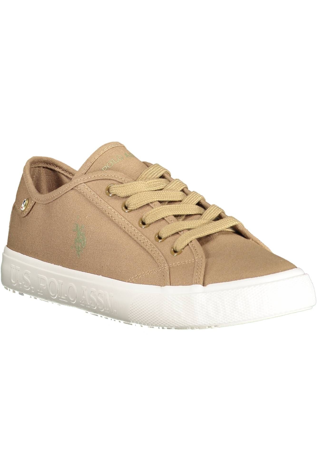 Baskets en polyester marron pour femme US POLO ASSN.