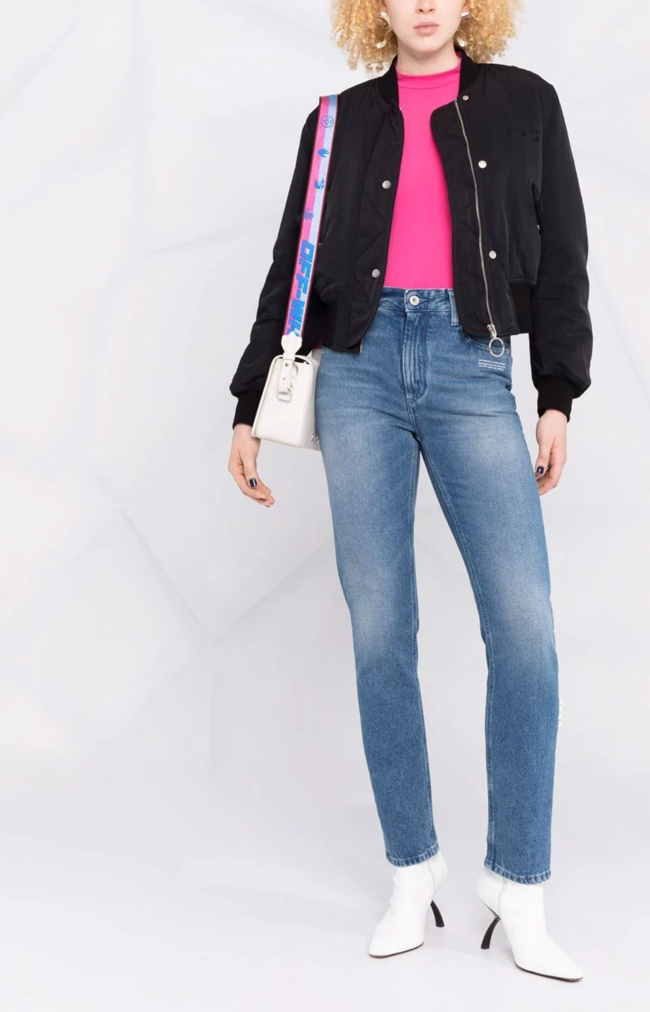 Off-White – Eleganter Denim in auffälligem Blau