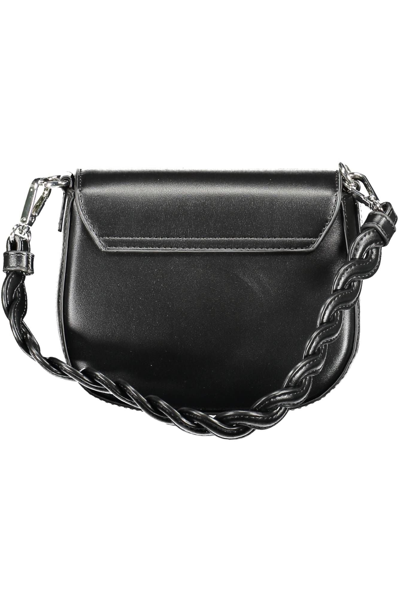 BYBLOS Schwarze PVC Damen Handtasche