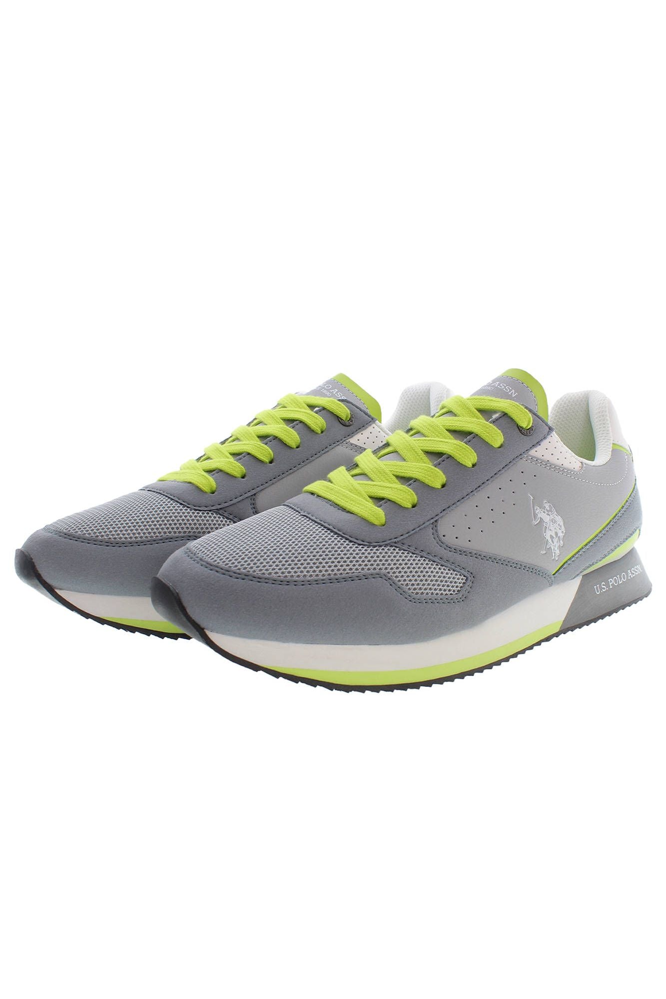 U.S. POLO ASSN. Gray Polyester Men Sneaker