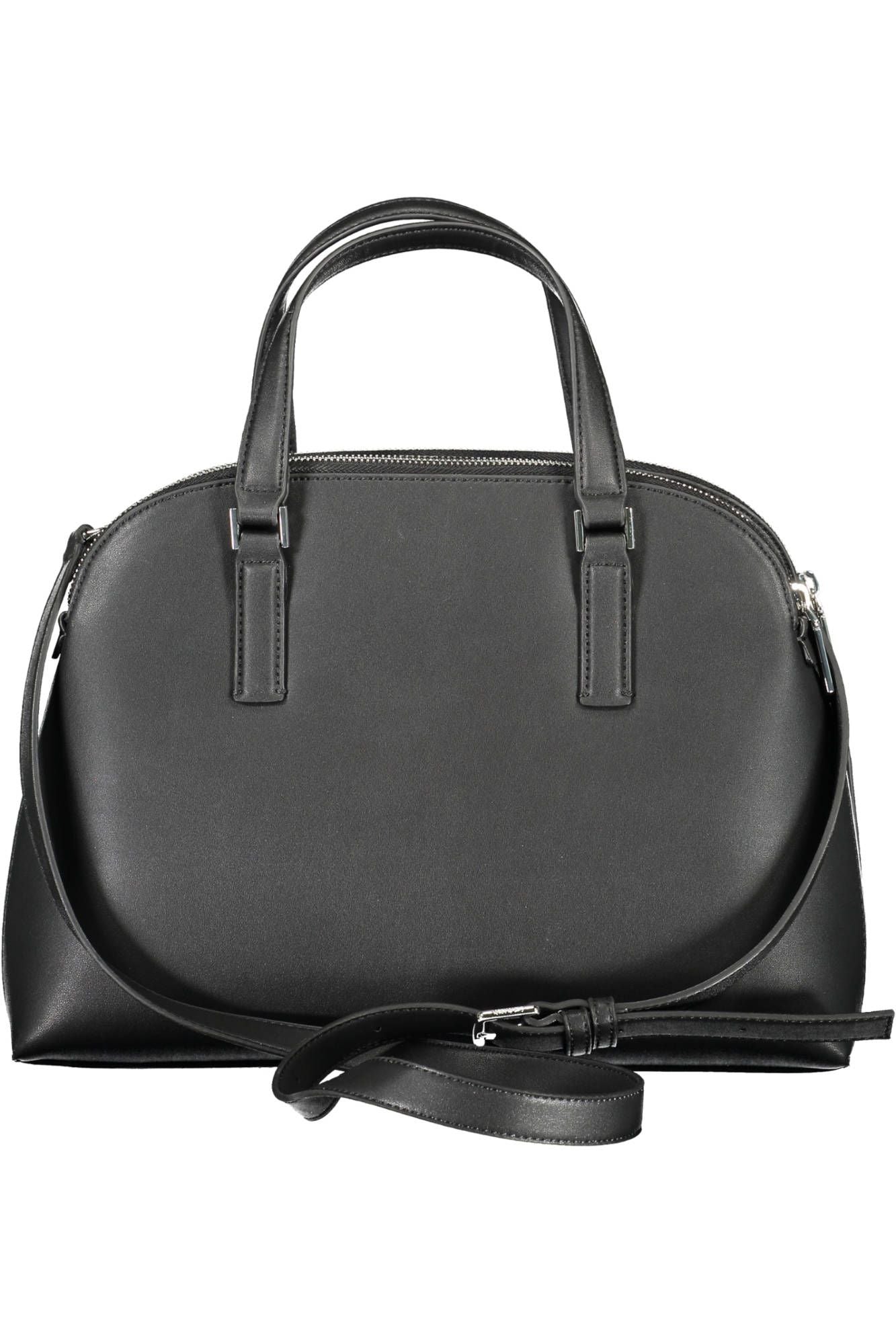 Calvin Klein – Schwarze Handtasche aus Polyester für Damen