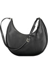 Calvin Klein – Schwarze Handtasche aus Polyester für Damen