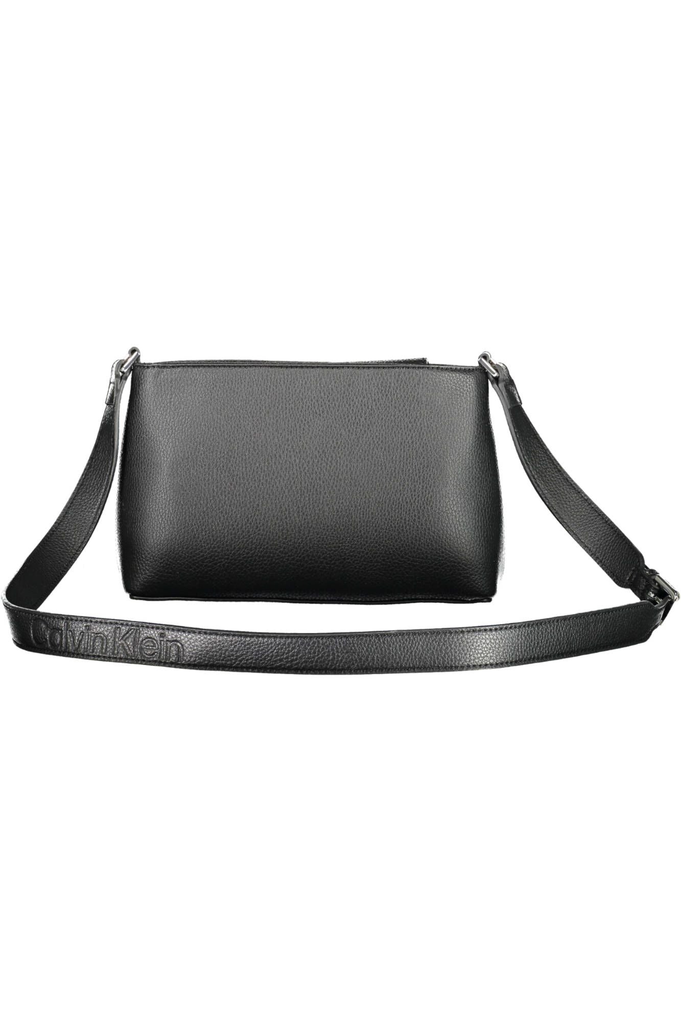 Calvin Klein – Schwarze Handtasche aus Polyester für Damen