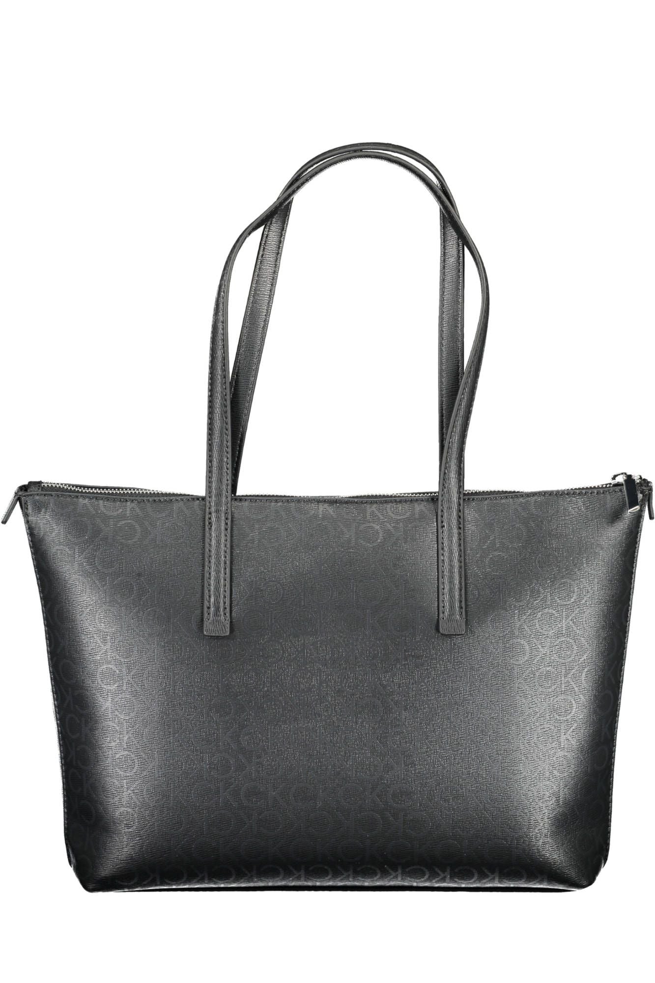 Calvin Klein – Schwarze Handtasche aus Polyester für Damen