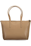 Calvin Klein Beige Polyester Women Handbag