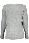 US POLO ASSN. Silberner Acryl-Pullover für Damen