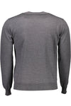 Harmont & Blaine Gray Wool Men Sweater