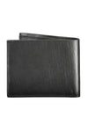 Portefeuille en cuir noir Calvin Klein pour homme