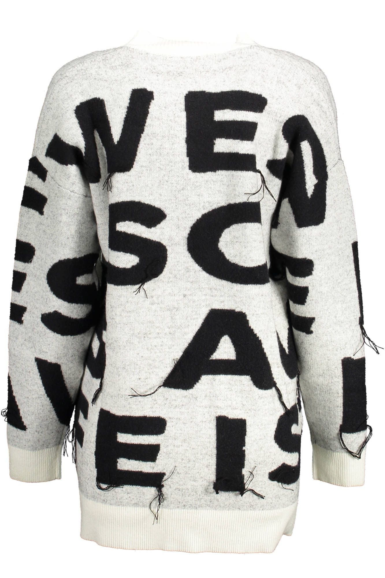 Desigual Weißer Polyamid-Damenpullover