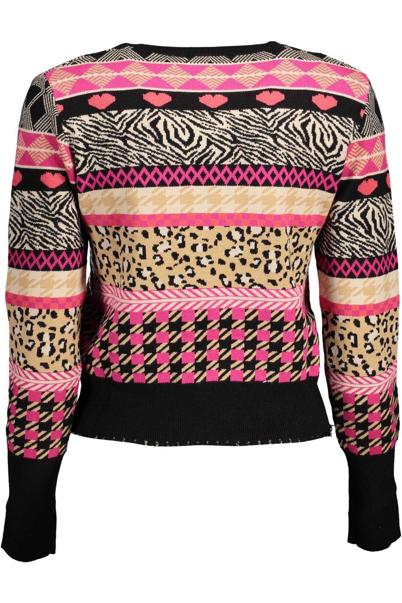 Desigual – Schwarzer Viskose-Pullover für Damen