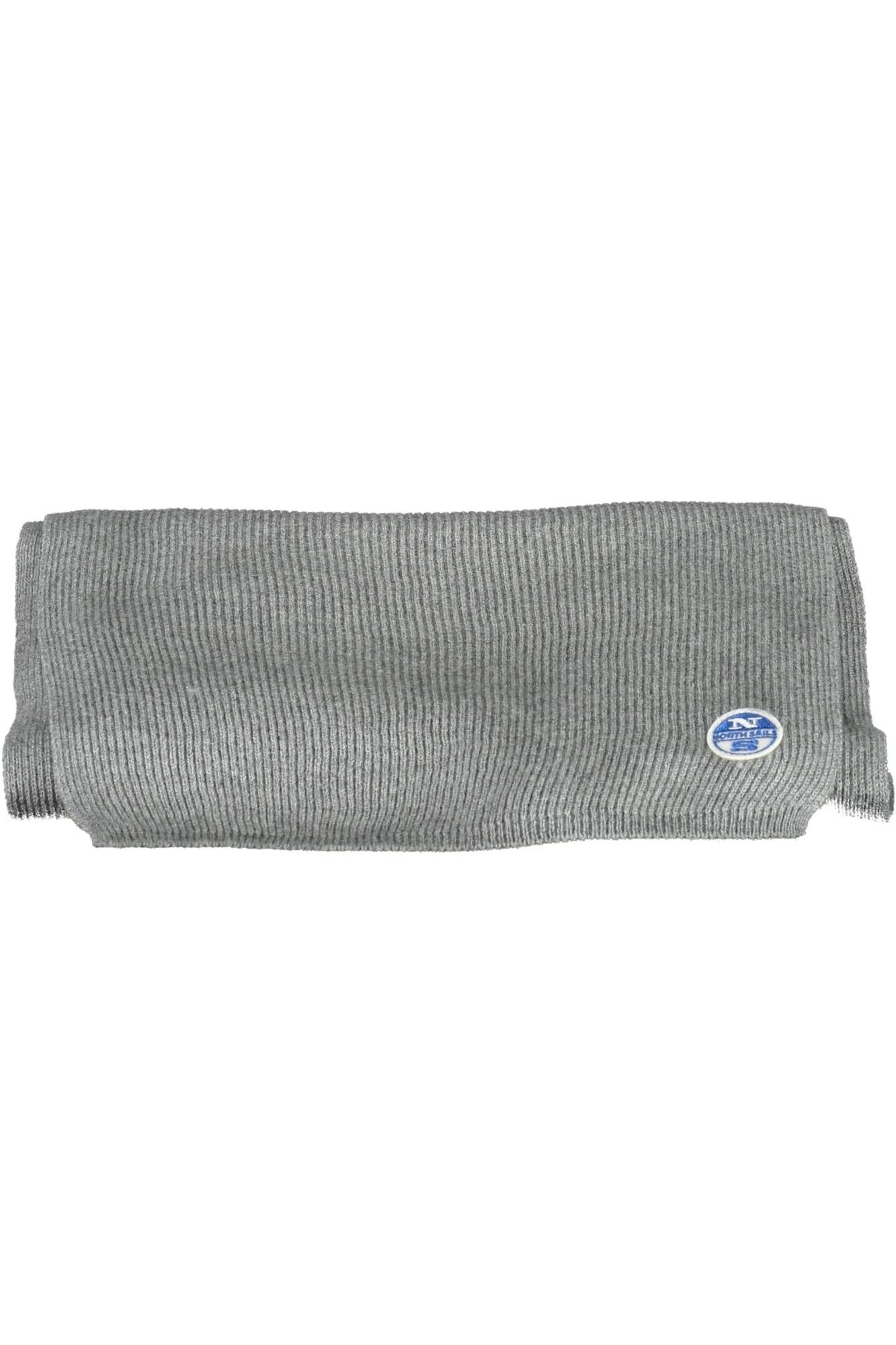 North Sails Gray Cotton Men Scarf